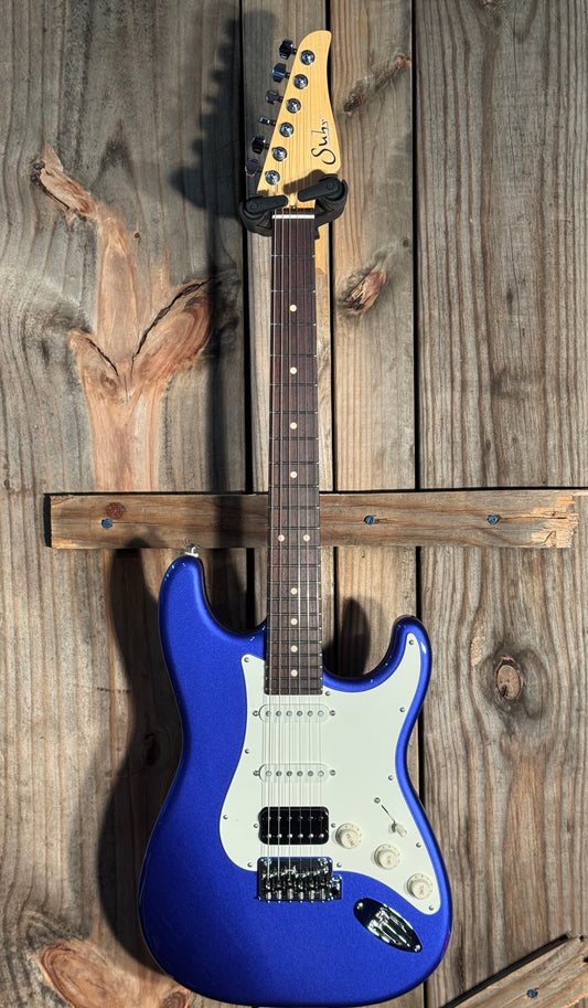 Suhr Classic S, Indigo Metallic, RW Fretboard