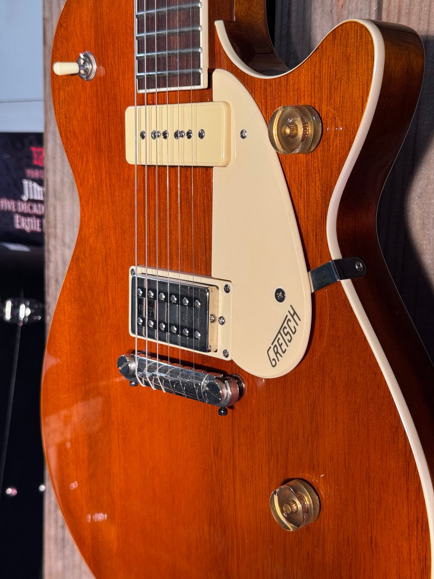 Used Gretsch G2215-P90 STREAMLINER JUNIOR JET CLUB in Single Barrel Stain