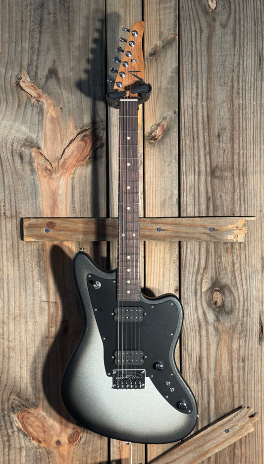 Tom Anderson Raven Classic, Satin Sparkle Silver to Starry Night - Chambered