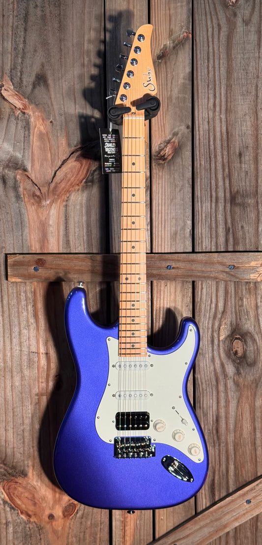 Suhr Classic S, Indigo Metallic, Maple Fretboard