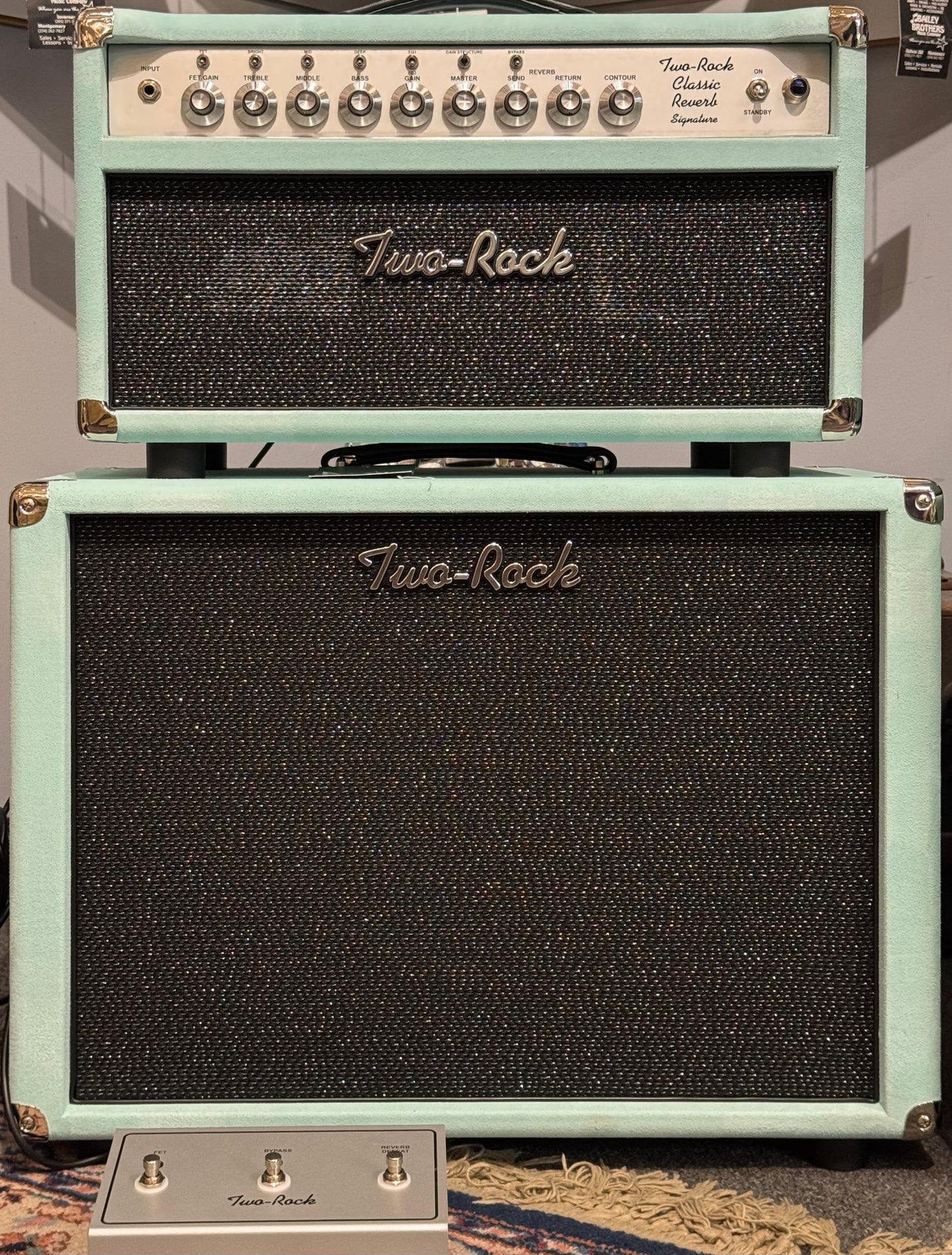 Two Rock Classic Reverb 40w Head w/ Matching Cab