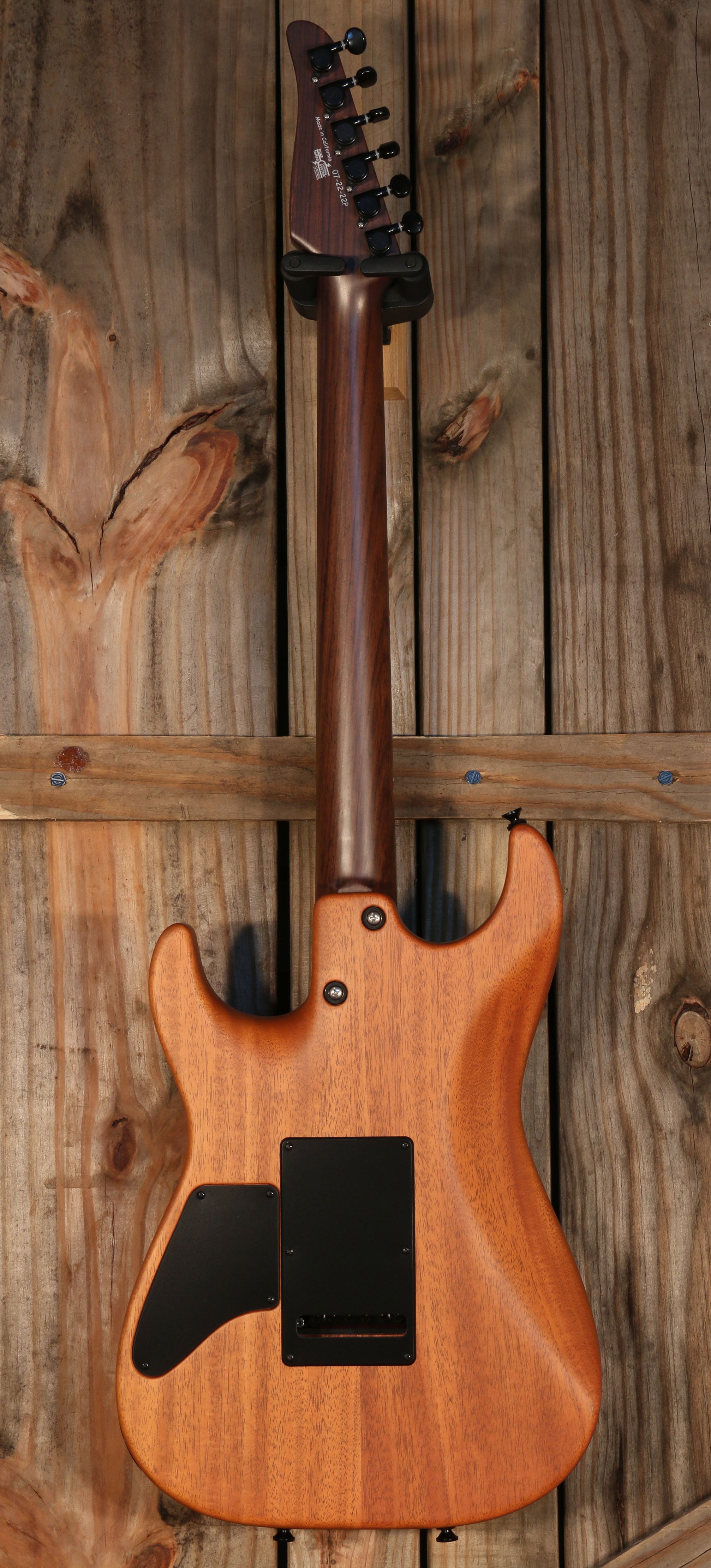 Tom Anderson Drop Top, Figured Koa Top, Solid Rosewood Neck, Satin Cherry Shaded Edge Burst