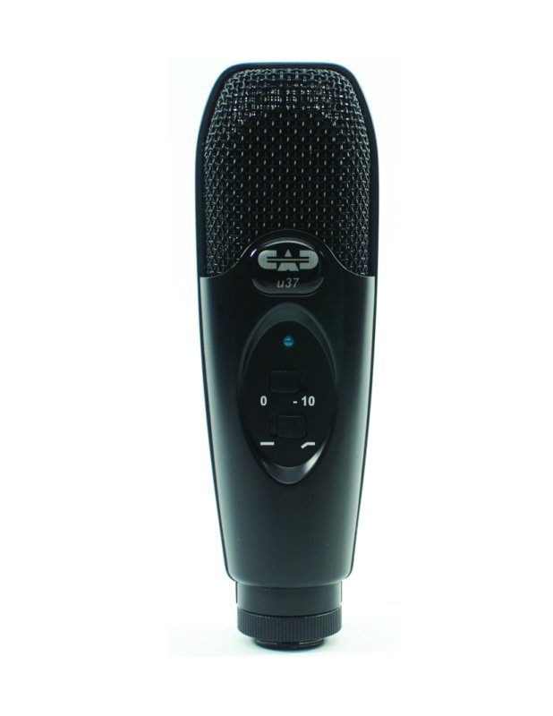 CAD Audio U37 USB Large Diaphragm Cardioid Condenser Microphone w/Tripod Stand, 10' USB Cable