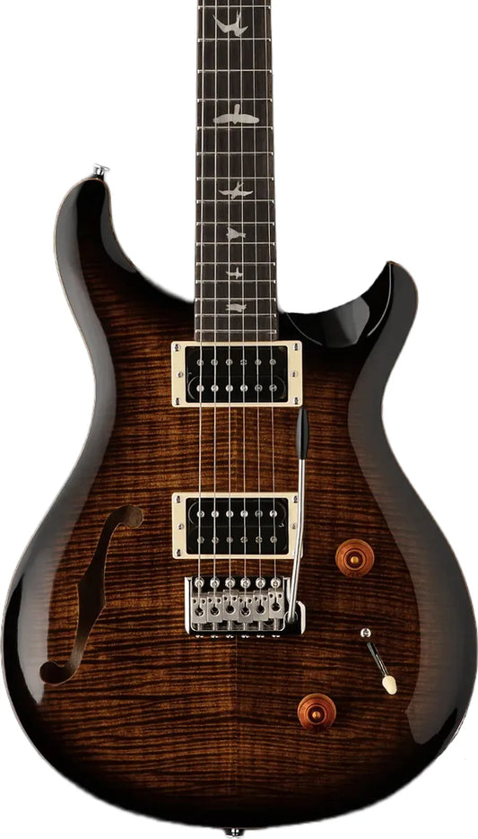 Paul Reed Smith SE Custom 22 Semi-Hollow, Black Gold Sunburst