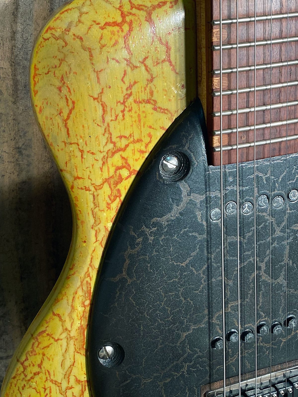 USED, Malinoski Rodeo Electric Guitar w/Piezo and Case