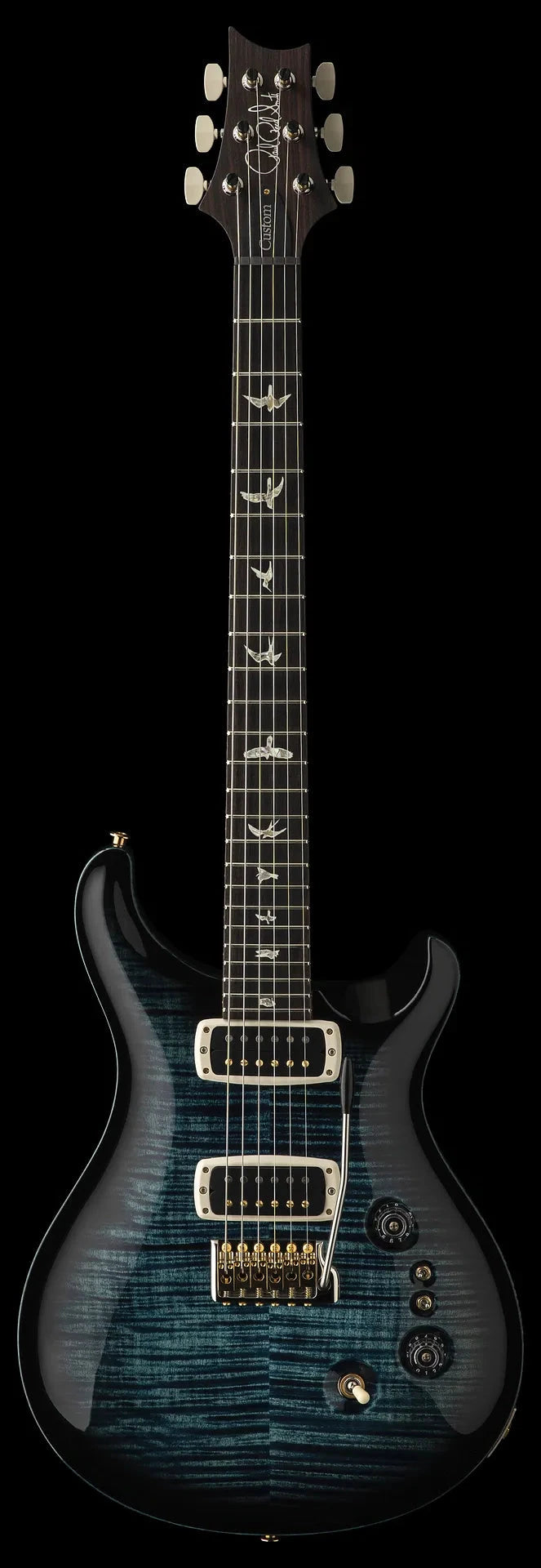 PRS Custom 24-08, Cobalt Smokeburst, Non 10 Top