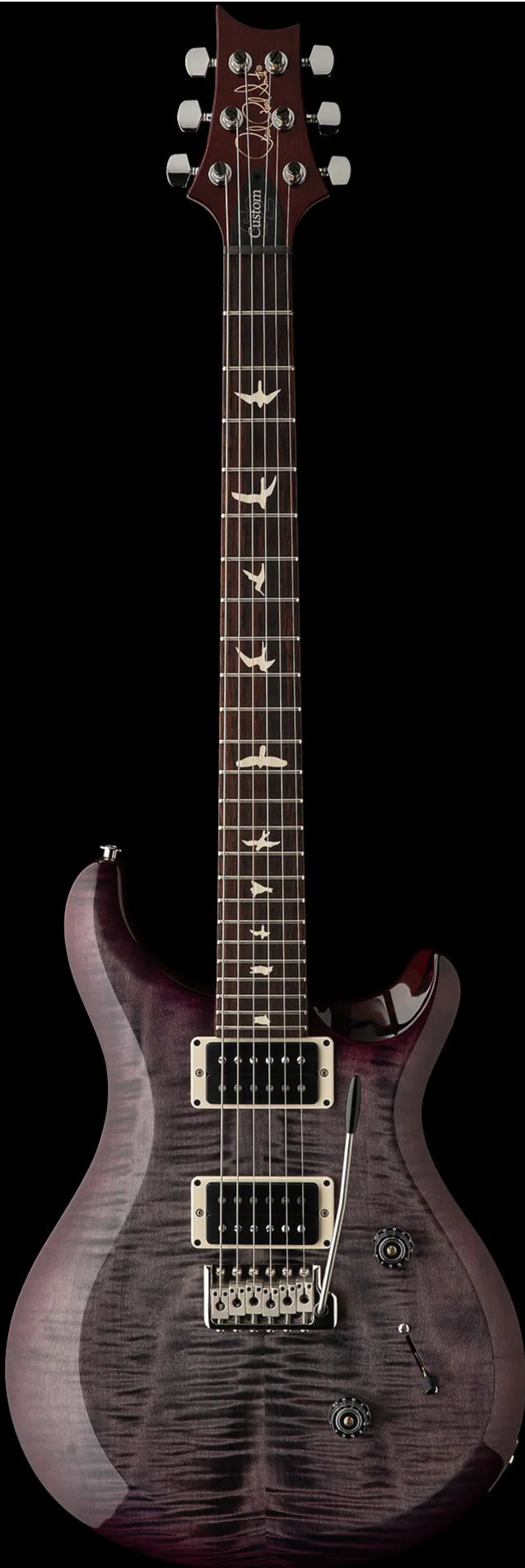 PRS S2 Custom 24 Faded Grey Black Purple Burst