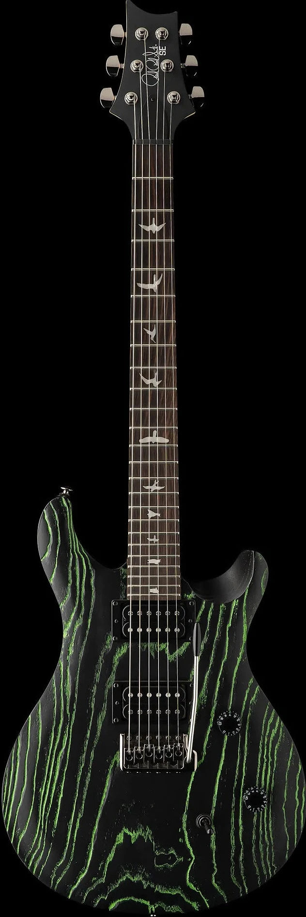 PRS SE Swamp Ash CE24, Sandblasted Limited Edition, Green