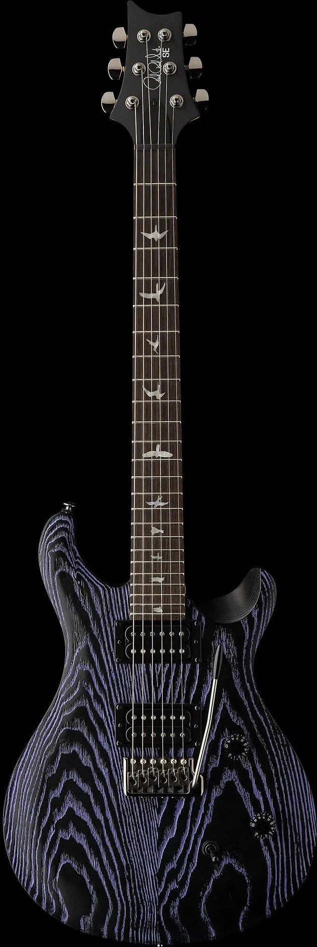 PRS SE Swamp Ash CE24, Sandblasted Limited Edition, Purple