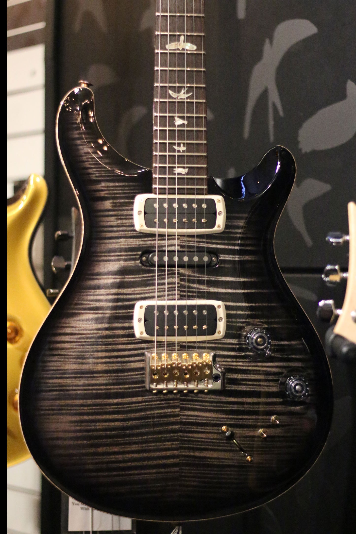 NOS (2023) Paul Reed Smith Modern Eagle V, Charcoal Burst, "10" Top