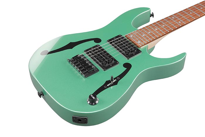Ibanez PGMM21 Paul Gilbert Signature Guitar, Metallic Light Green