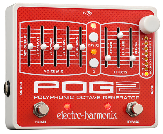 EHX POG2 Polyphonic Octave Generator Pedal