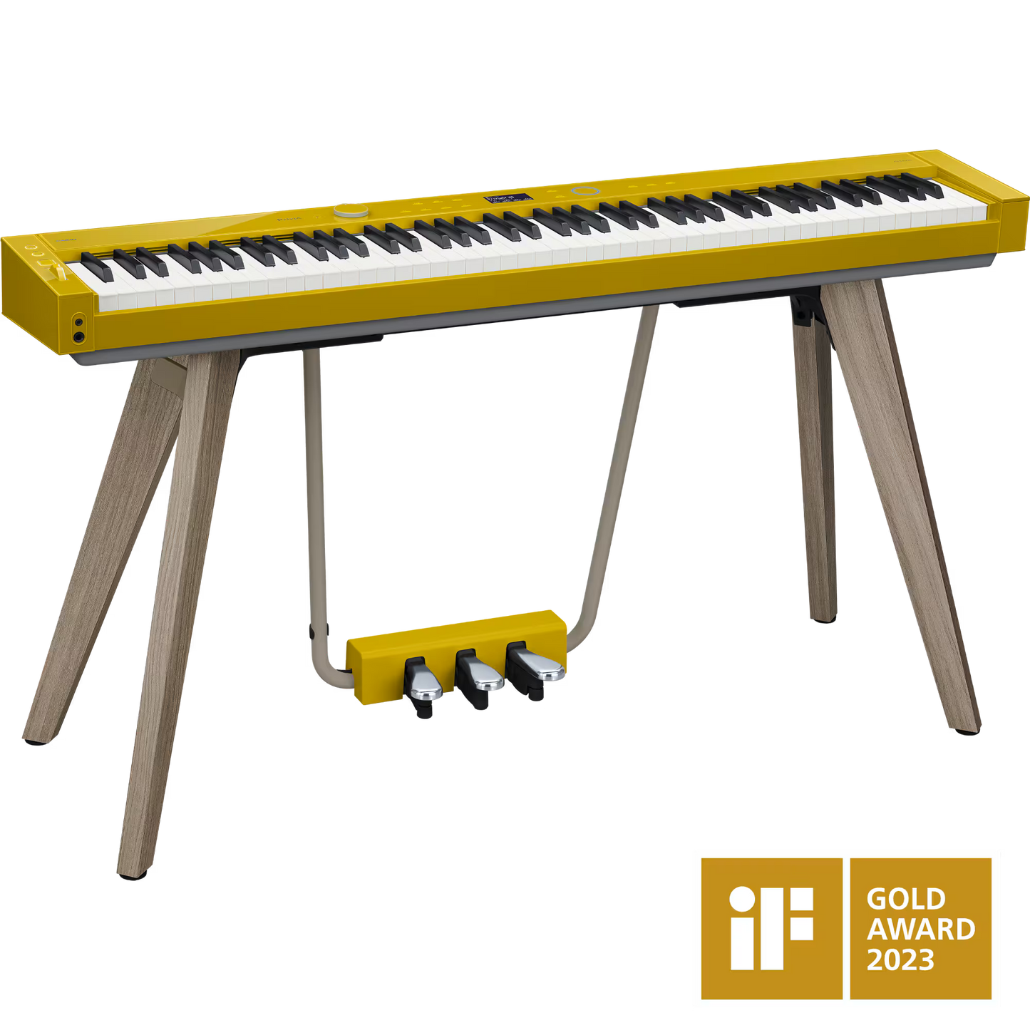 Casio Privia PX-S7000 w/ Bench - Slim Digital Piano in Harmonious Mustard