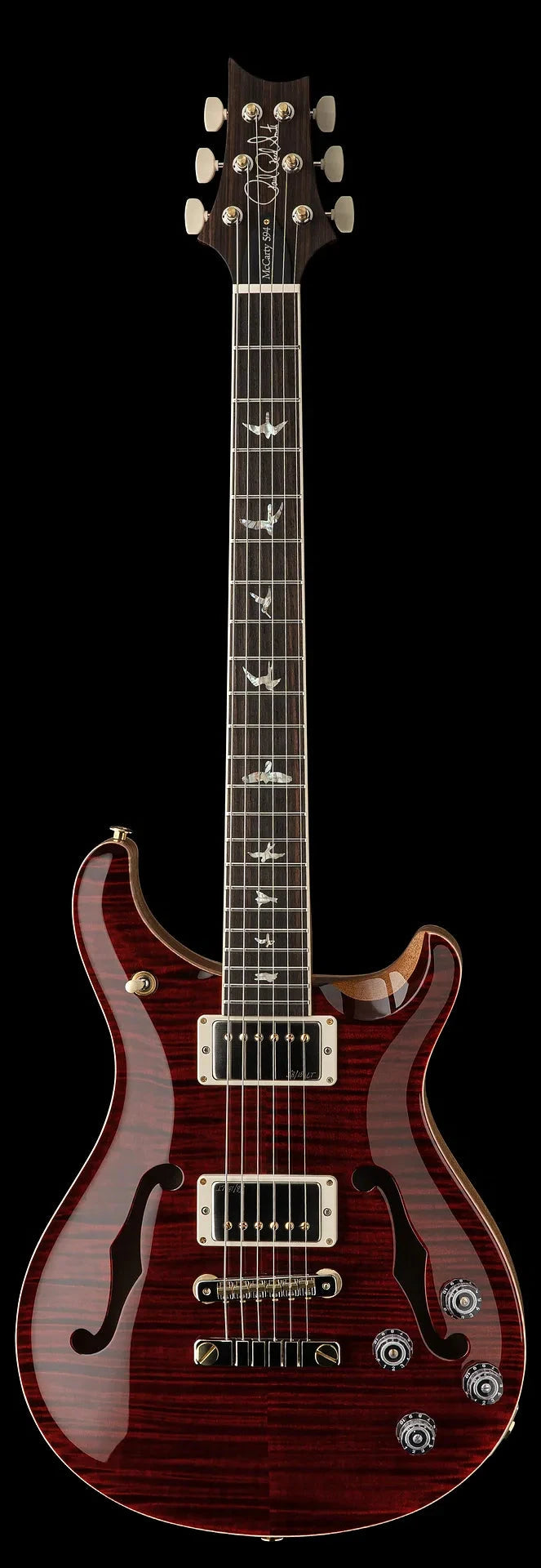PRS McCarty 594 Hollowbody II, Red Tiger, Non "10" Top