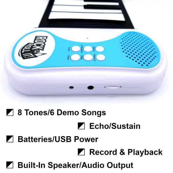 Mukikim 49-Key Rock and Roll it Roll-up Piano