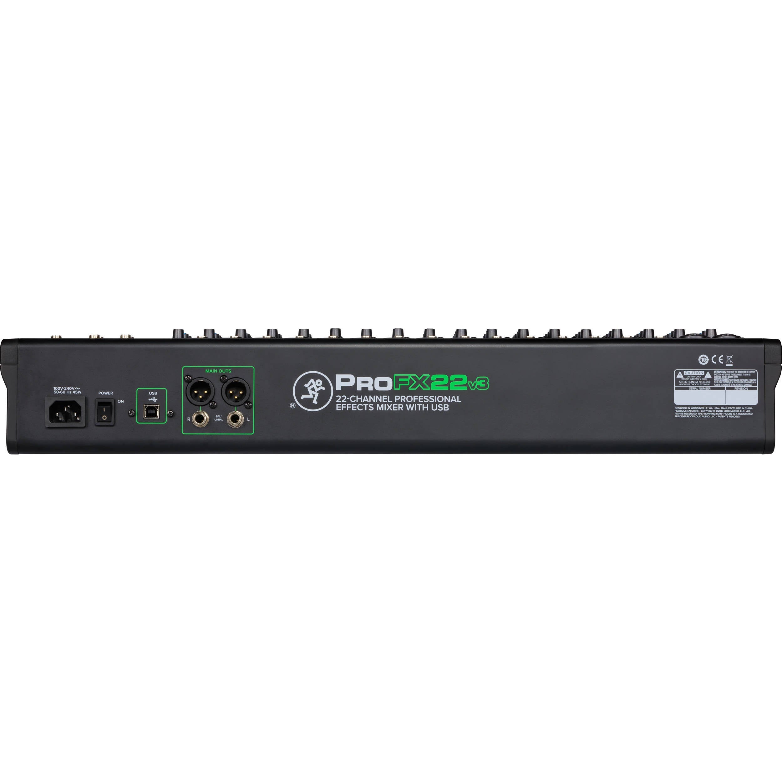 Mackie ProFX22v3 22-Channel Analog Mixer with USB