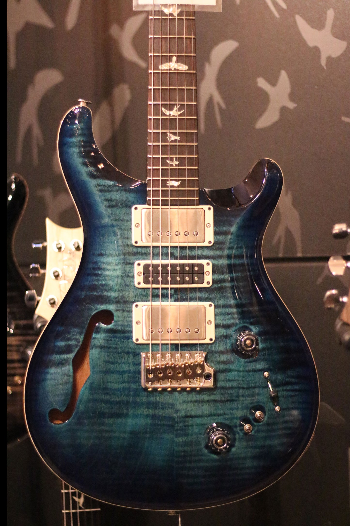 Open Box Paul Reed Smith Special 22 Semi-Hollow, Non 10 Top, Cobalt Blue