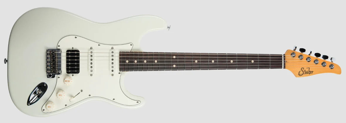 Suhr Classic S, Olympic White, HSS, Rosewood FB