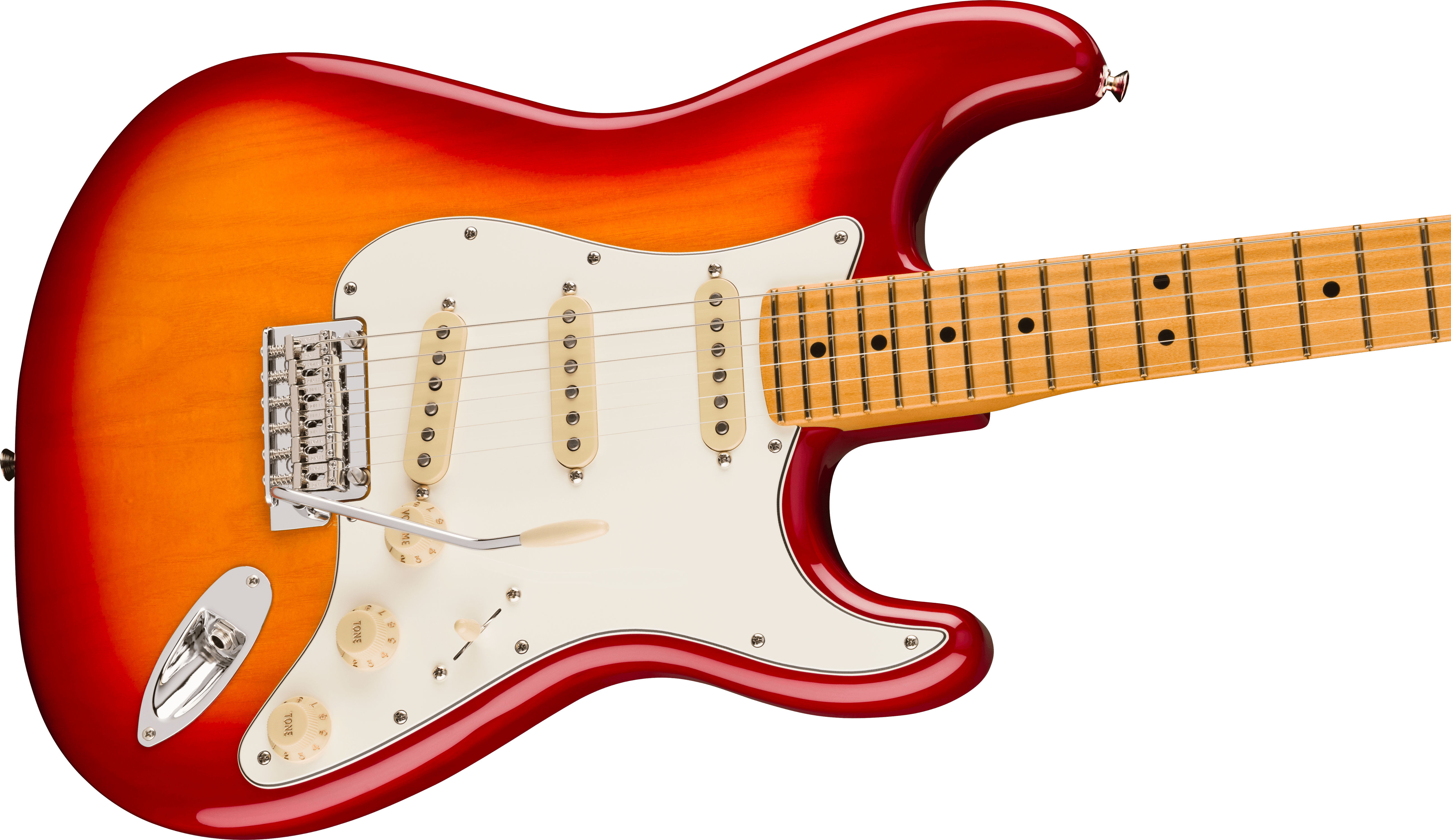 Fender Player II Stratocaster, Chambered Ash in Aged Cherry Burst
