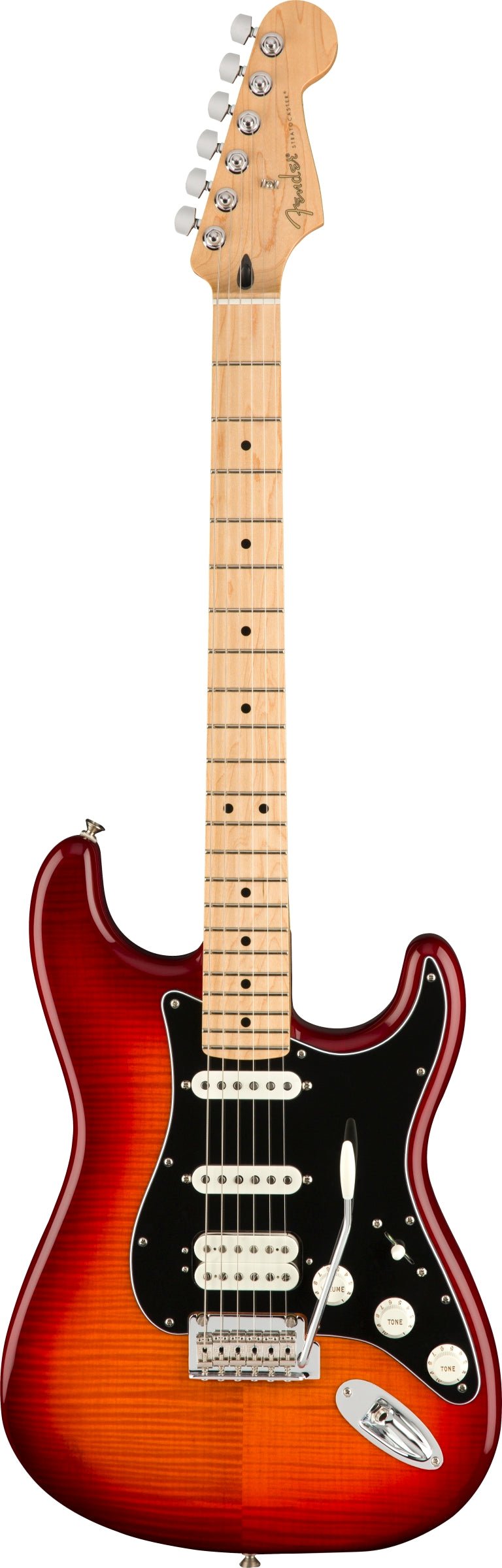 Fender Player Stratocaster HSS Plus Top, Aged Cherry Burst