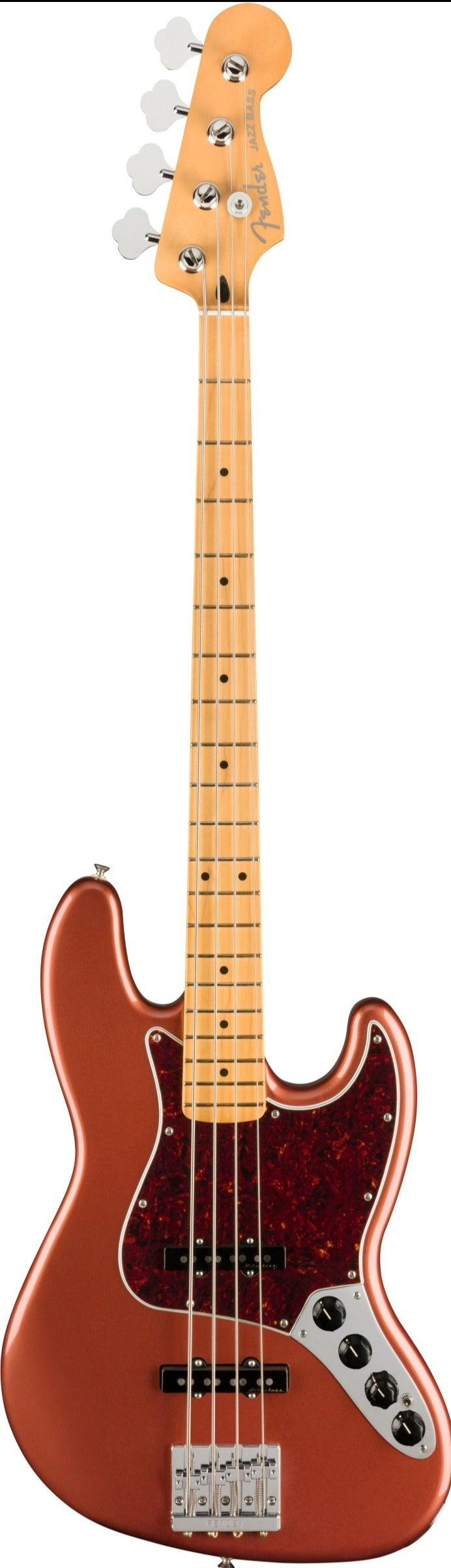 USED MINT | Fender Player Plus Jazz Bass, Maple FB, Aged Candy Apple Red