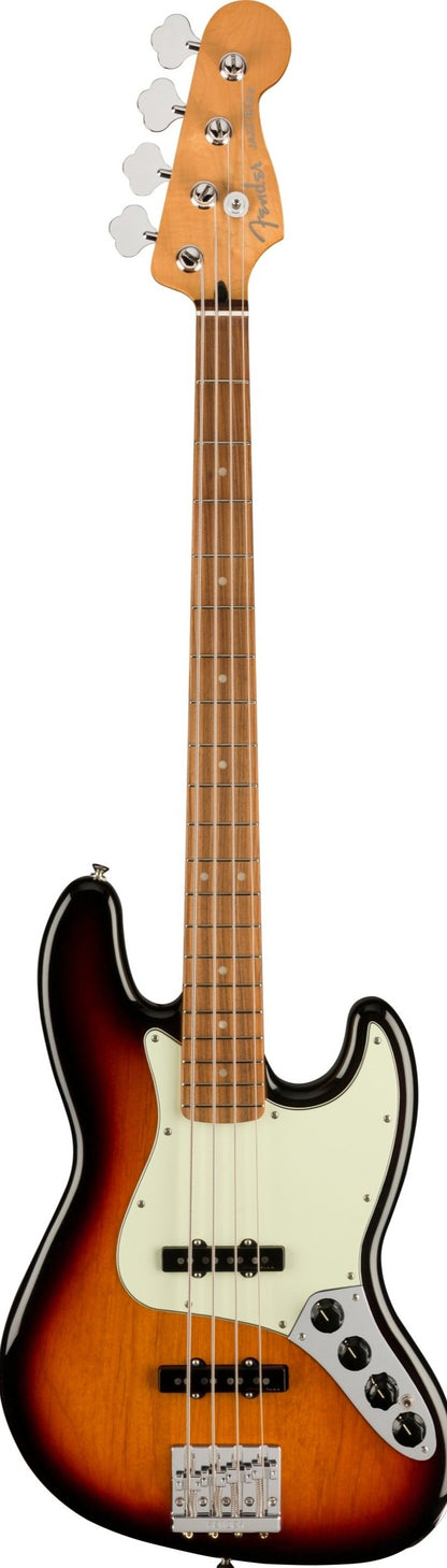 Fender Player Plus Active Jazz Bass - 3-tone Sunburst with Pau Ferro Fingerboard