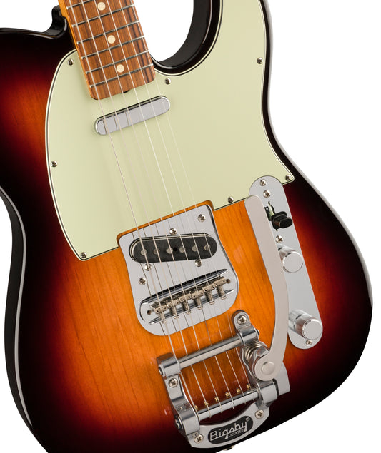 USED MINT | Fender Vintera 60's Telecaster Bigsby, Pau Ferro FB, 3-Color Sunburst