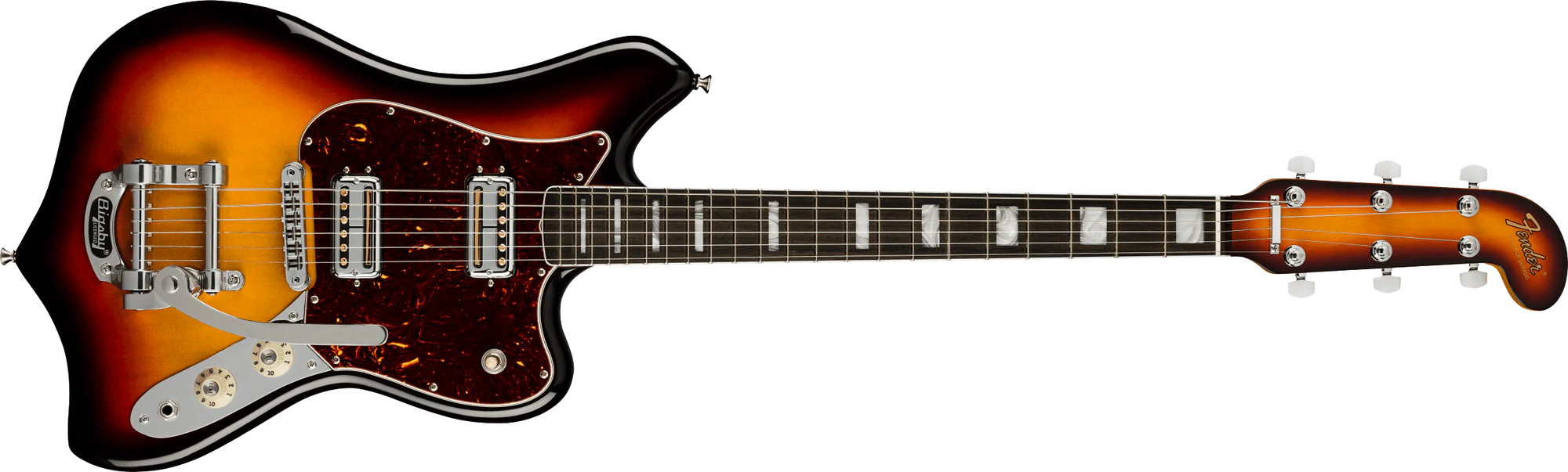 USED MINT | Fender Parallel Universe II Maverick Dorado, Ebony FB, Ultra Burst