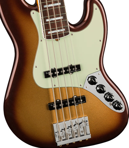 Fender American Ultra Jazz Bass V, RW FB, Mocha Burst