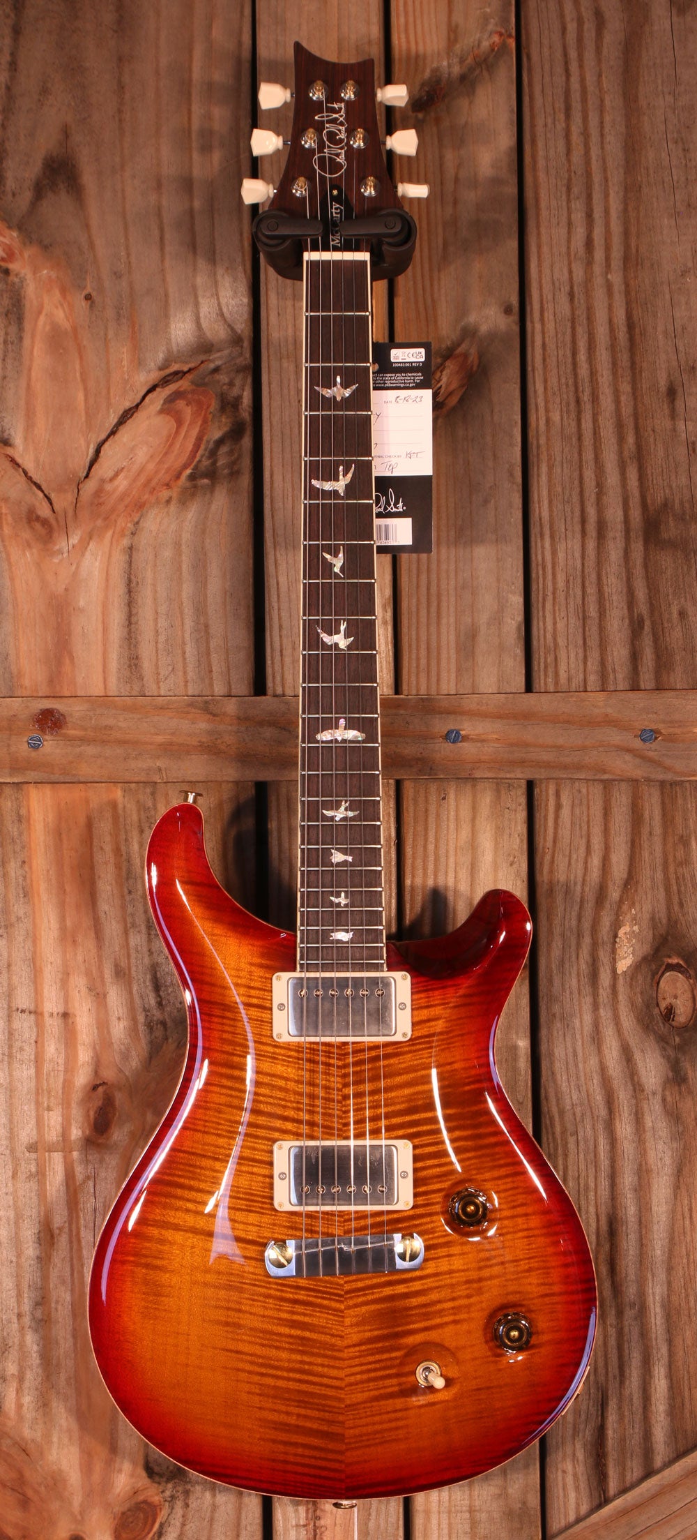 NOS (2023) Paul Reed Smith McCarty, RW FB, 10-Top, Dark Cherry Sunburst