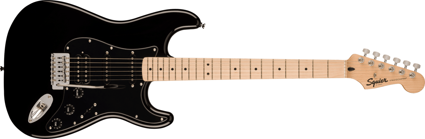 Squier Sonic Stratocaster HSS, Black