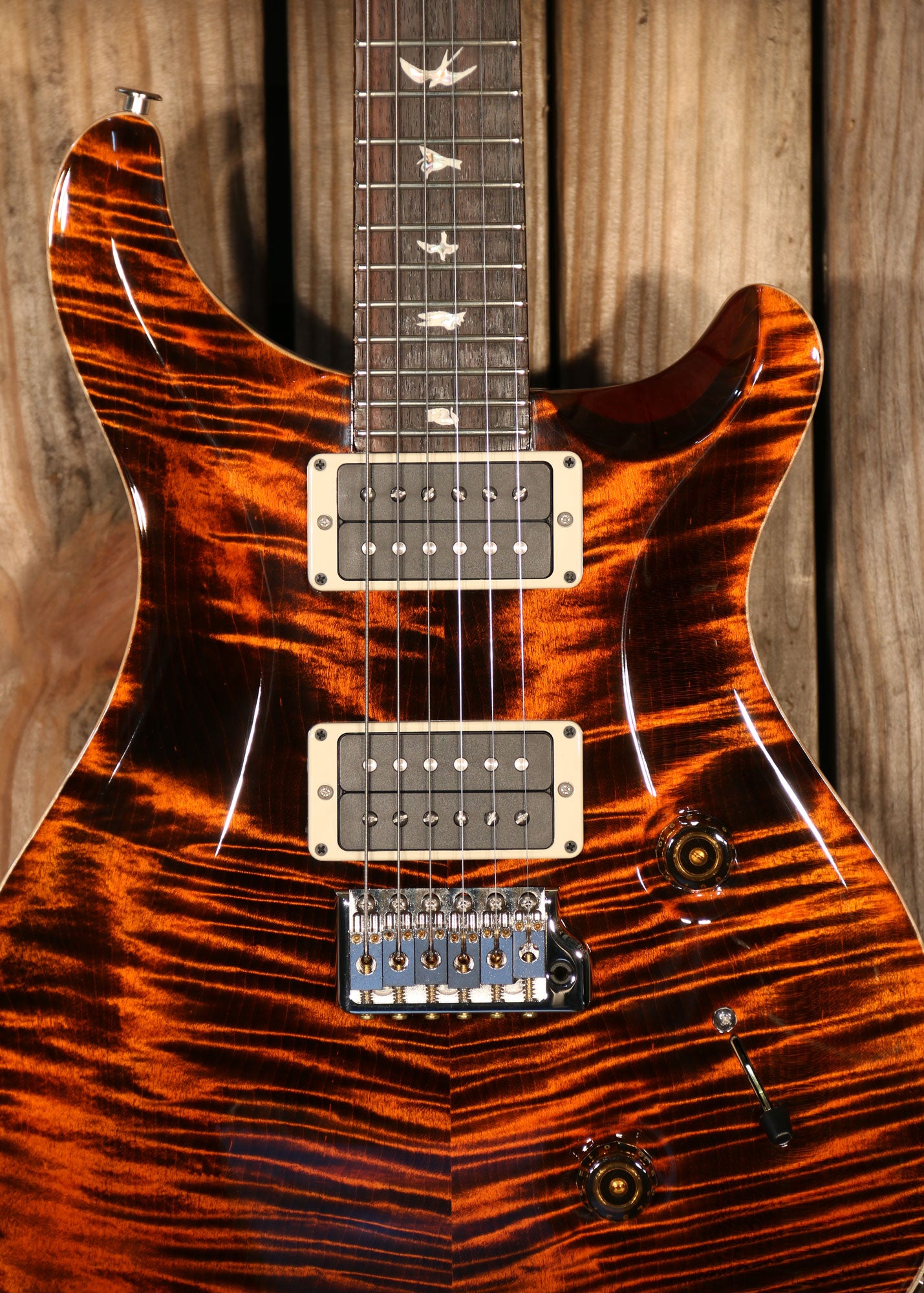 Paul Reed Smith Custom 24, Non 10 Top, Orange Tiger