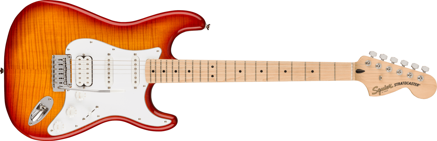 Squier Affinity Stratocaster FMT HSS, Sienna Sunburst