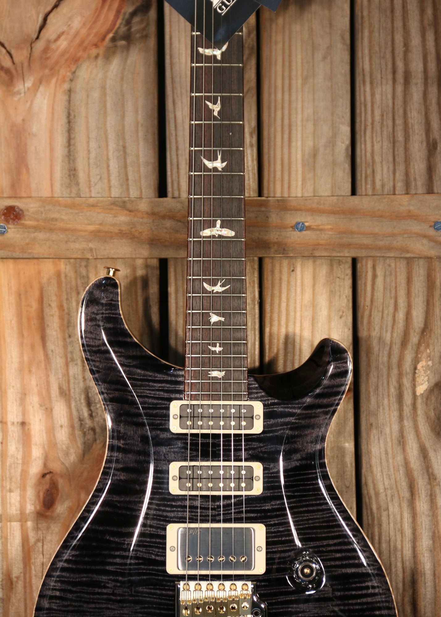 (NOS 2024) Paul Reed Smith Studio, RW FB, 10-Top, Gray Black