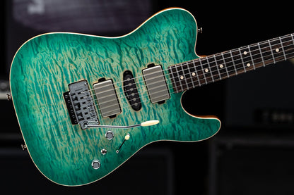 Tom Anderson Top T, Hollow, Quilt Maple on Okoume