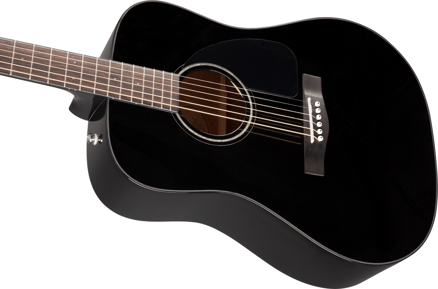 Fender CD-60S Black Dreadnought V3 Acoustic Guitar with Case