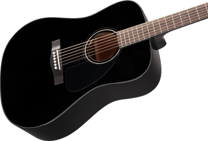 Fender CD-60S Black Dreadnought V3 Acoustic Guitar with Case