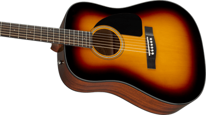 Fender CD-60S Sunburst Dreadnought V3 Acoustic Guitar with Case