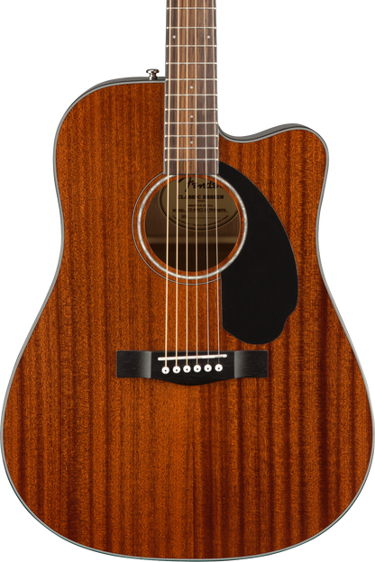 Fender CD-60SCE Mahogany Dreadnought Acoustic-Electric Guitar