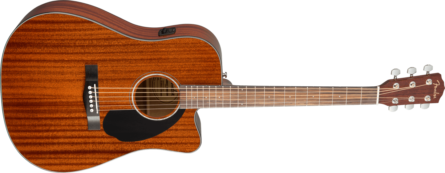 Fender CD-60SCE Mahogany Dreadnought Acoustic-Electric Guitar