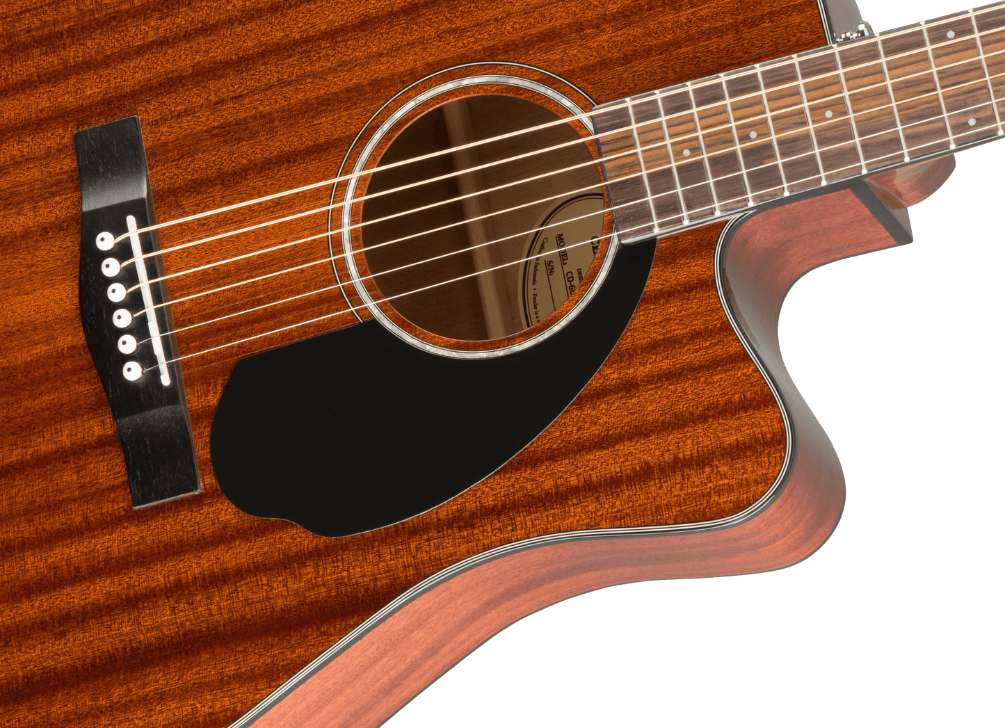 Fender CD-60SCE Mahogany Dreadnought Acoustic-Electric Guitar