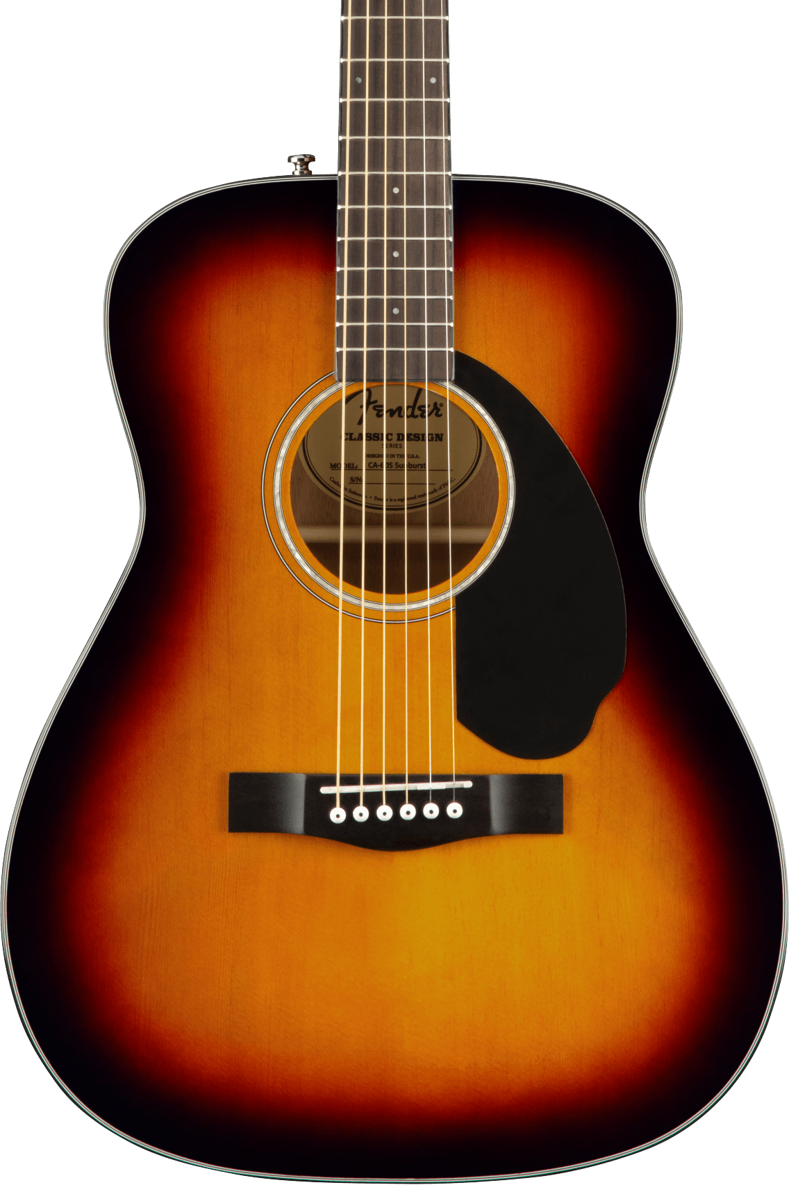 Fender CD-60S Concert Acoustic Guitar, Sunburst