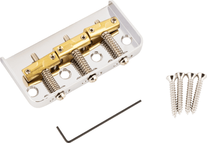 Fender 3-Saddle Custom "Cut-Off" Vintage-Style Tele® Bridge with Compensated Brass Saddles
