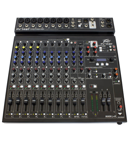 Peavey PV 14 BT 14 Channel Compact Mixer with Bluetooth