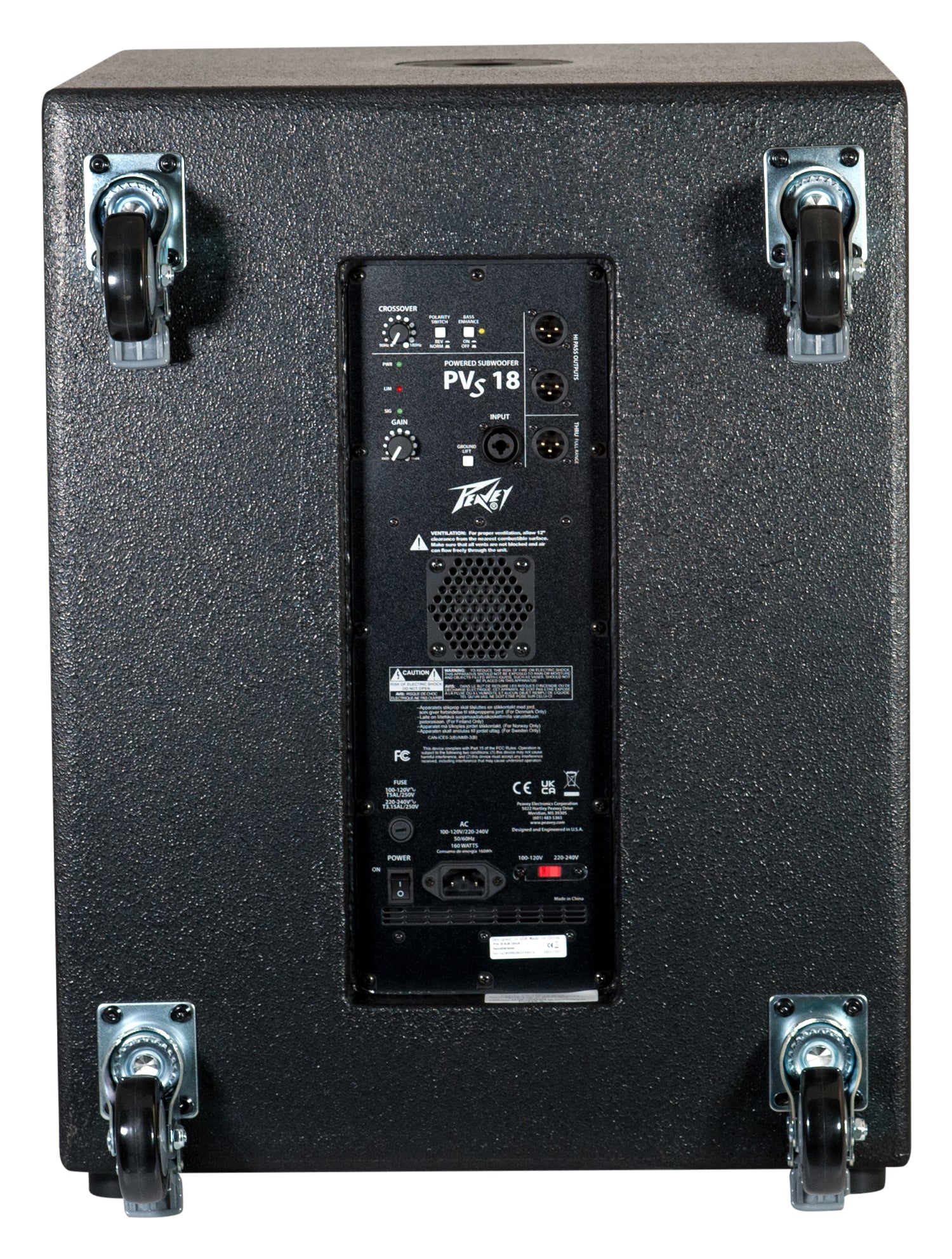 Peavey PVs 18 Vented Powered Bass Subwoofer