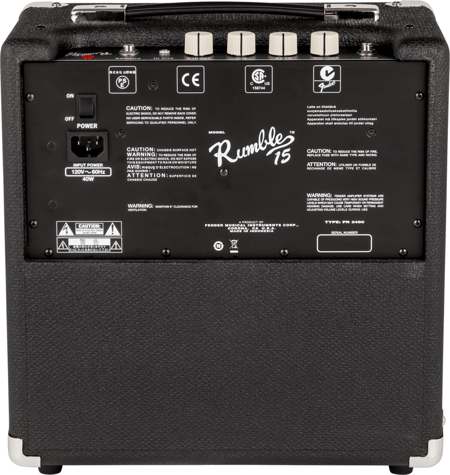 Fender Rumble 15 Bass Amp