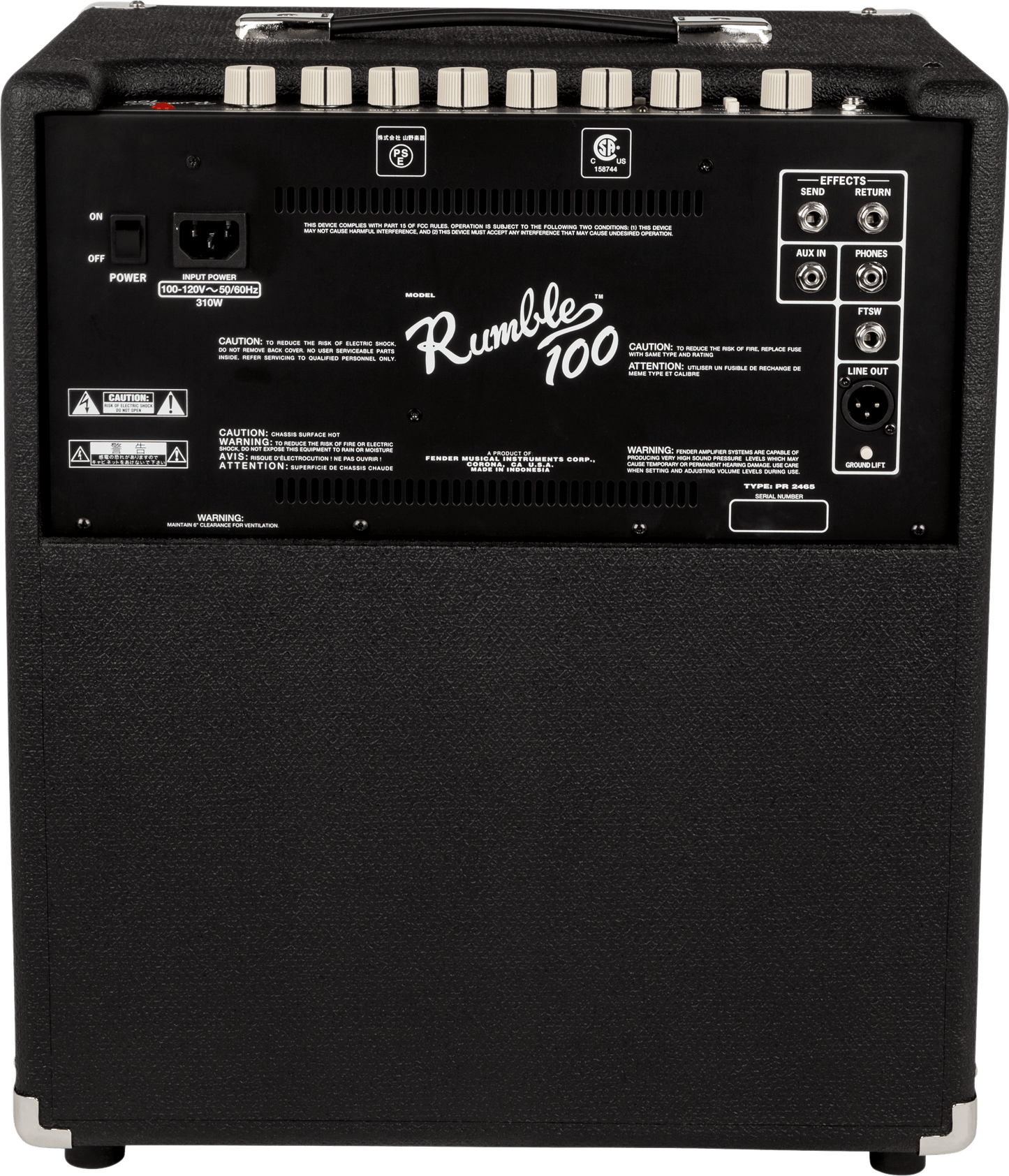 Fender Rumble 100 Bass Amp
