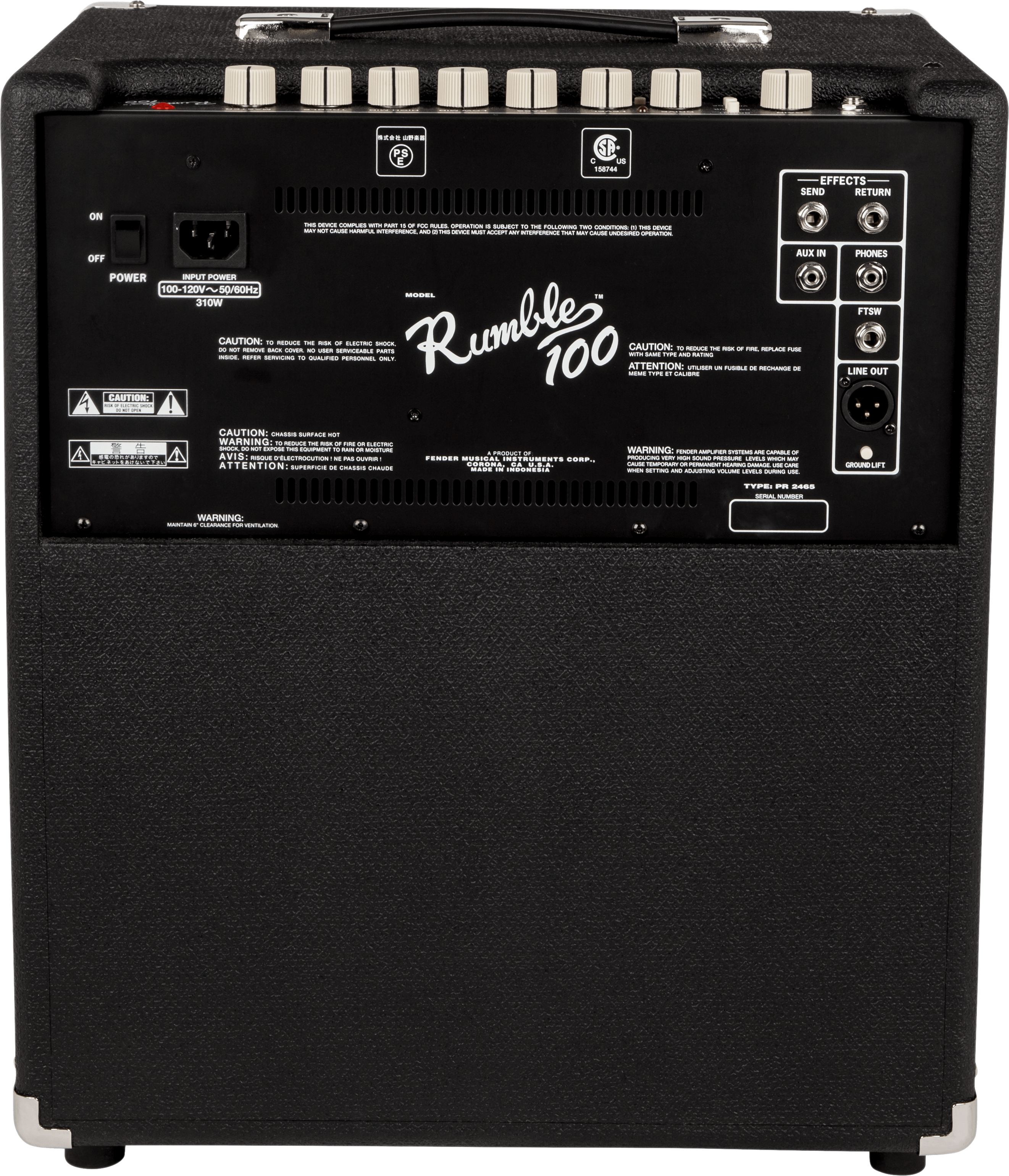 Fender Rumble 100 Bass Amp