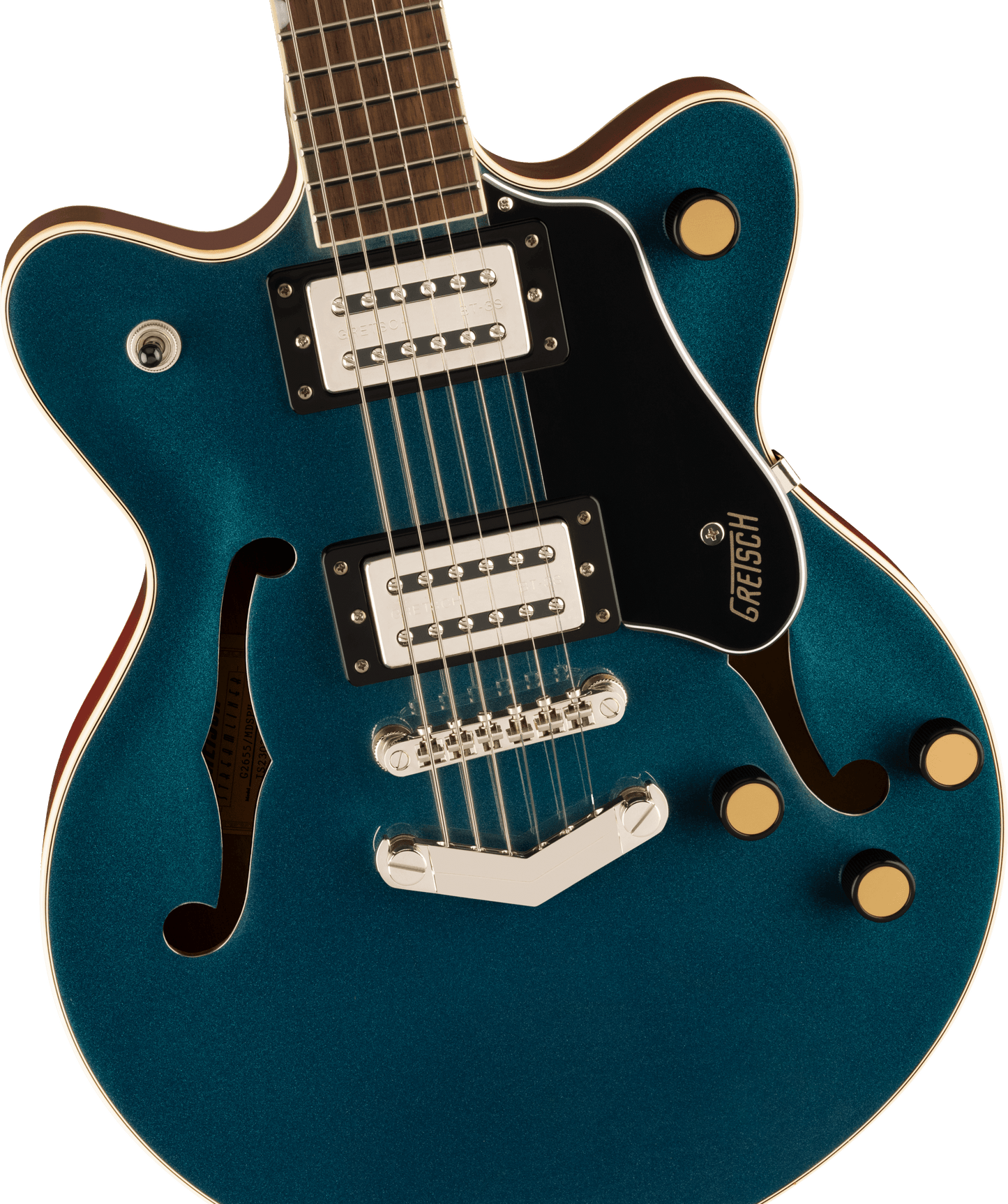 Gretsch G2655 Streamliner™ CB JR. DC W/V-Stoptail, Laurel FB, Midnight Sapphire