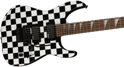 Jackson X Series Soloist™ SLX DX, Laurel FB, Black and White Checkerboard